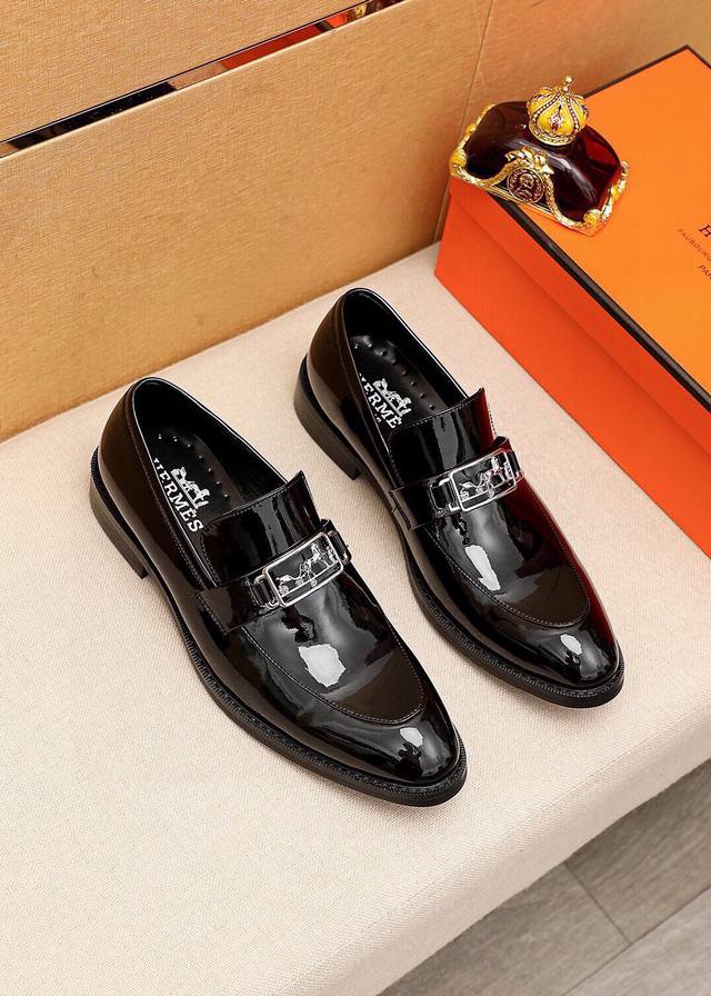 Product Trademark: Hermes Casual Leather Shoes Standard Sizes: 38-44 45 Custom