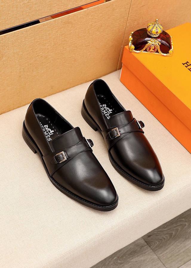 Product Trademark: Hermes Casual Leather Shoes Standard Sizes: 38-44 45 Custom
