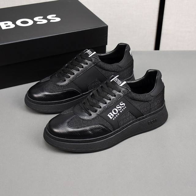 Boss latest casual men's shoes, casual and fashionable, popular version, simple