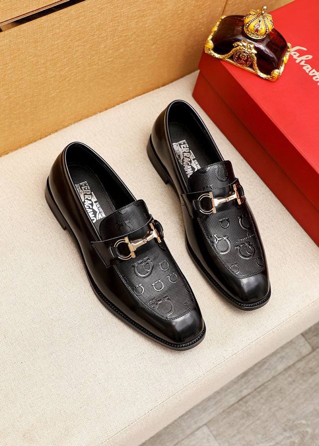 Product Trademark: Ferragamo Casual Leather Shoes DDD. Standard Sizes: 38-44. 4