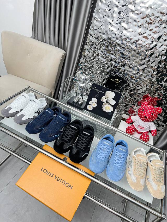 Factory Price, Women's Sports Shoes, Original Lv New Couple's Thin-soled Shoes,