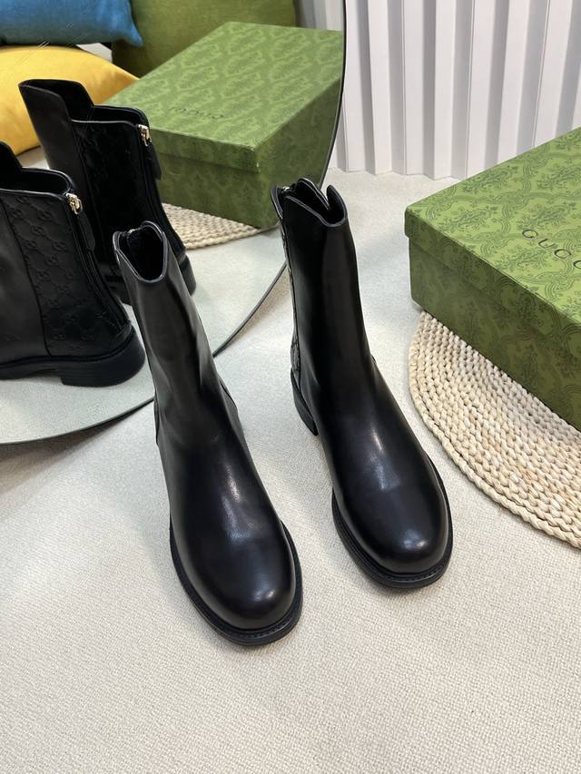 Women's Ankle Boots, Original Sports Shoes, 224 Gucci's newly upgraded Gucci Ho