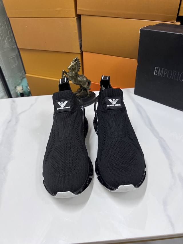 Factory price men's men's sports shoes original Armani casual sneakers official