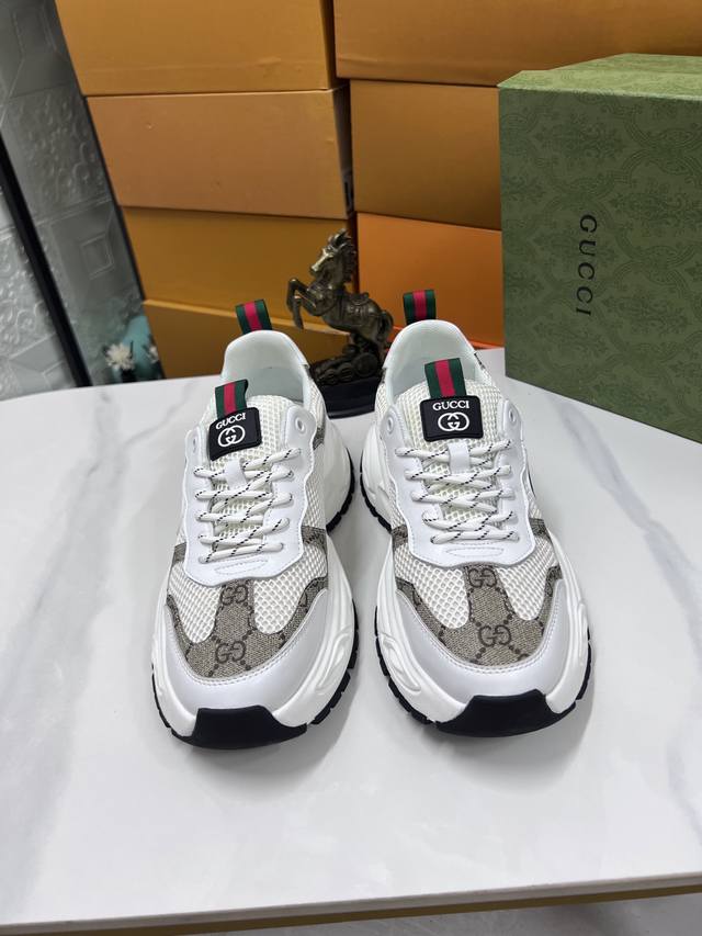 Factory price men's men's sports shoes original Gucci casual sneakers official