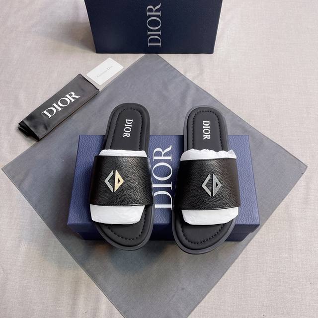Factory Price Men's Sports Shoes, Original, New Releases, Dior Men's Slipper-Gr