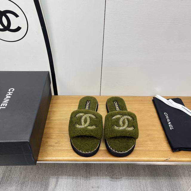 Chane*25C Spring and Summer new full series chain slippers Full series first cou