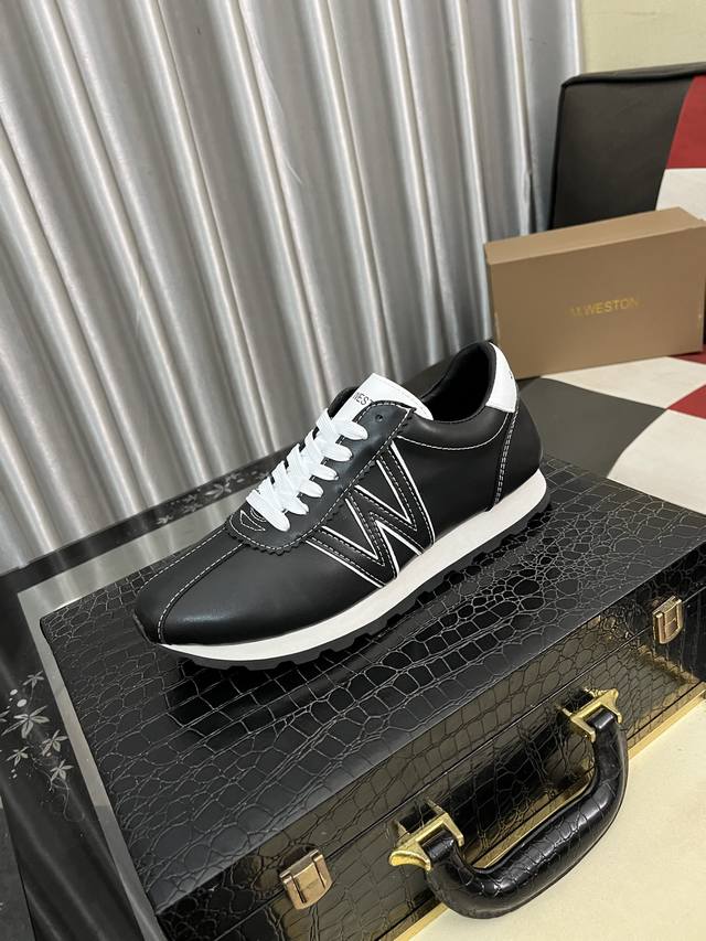 Factory Price: Jm Weston Men's Lace-Up Leather Shoes | Made of imported cowhide