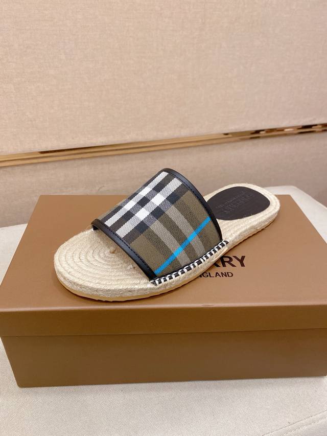Factory Price Burberry Men's Slippers, the latest masterpiece from the high-end