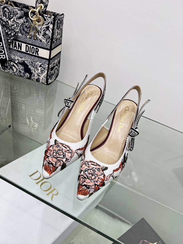 J'adior Webbing Backless Sandals Dior Dior's latest spring and summer colors Jar