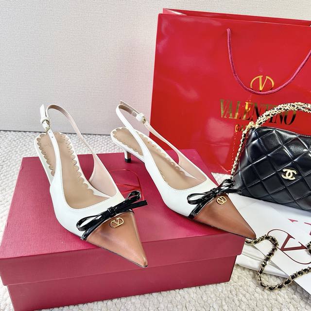 Purchase version Valentino Valentino 25th new Vt pointed bow high heels Heel he