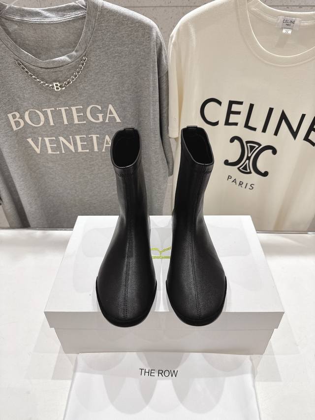 High version factory The Row 2025Ss autumn and winter hit flat simple short boo