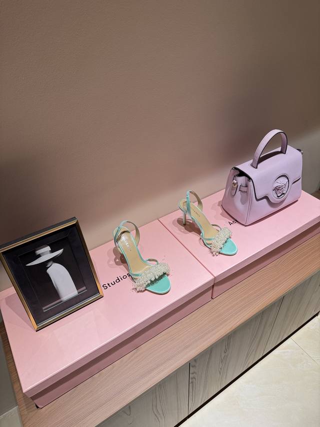 2025 Summer New Arrivals & Pearl-Decorated High-Heeled Sandals Stunning princess