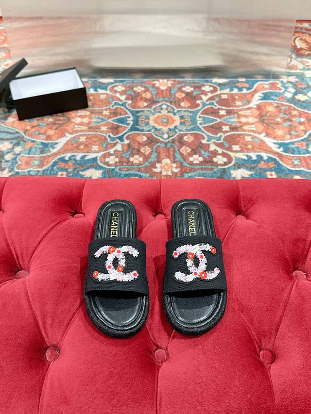 Chanel's new early spring fisherman shoes, top-of-the-line version, are lined wi