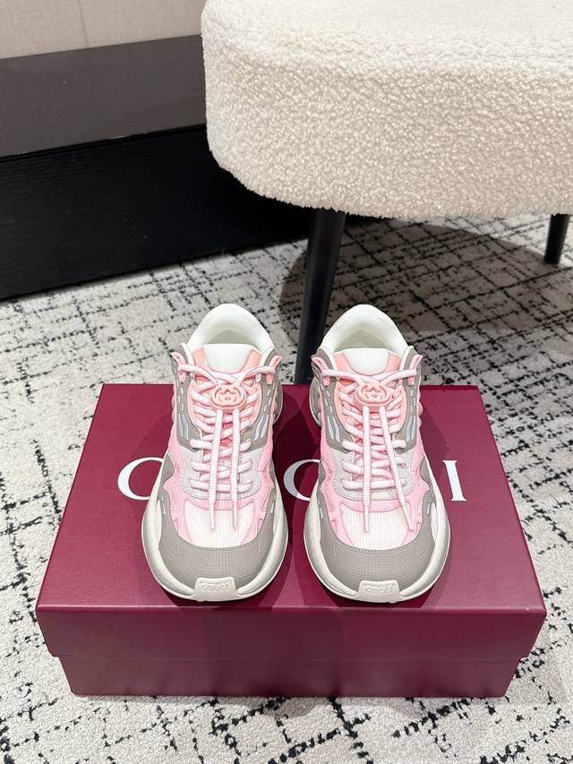 Shopping agent level#Women's size only Gucci 25Ss hot-selling new retro sneakers