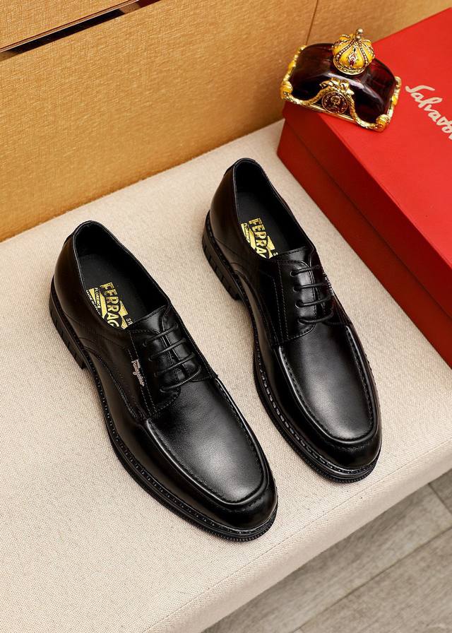 Product Trademark: Ferragamo Salvatore Ferragamo Business Leather Shoes Standar