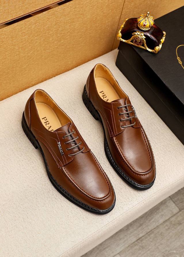Product trademark: Prada business leather shoes Regular size: 38-44 45.46 Custo