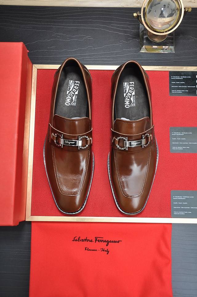 P factory Ferragamo Ferragamo counter latest model original imported open edge s