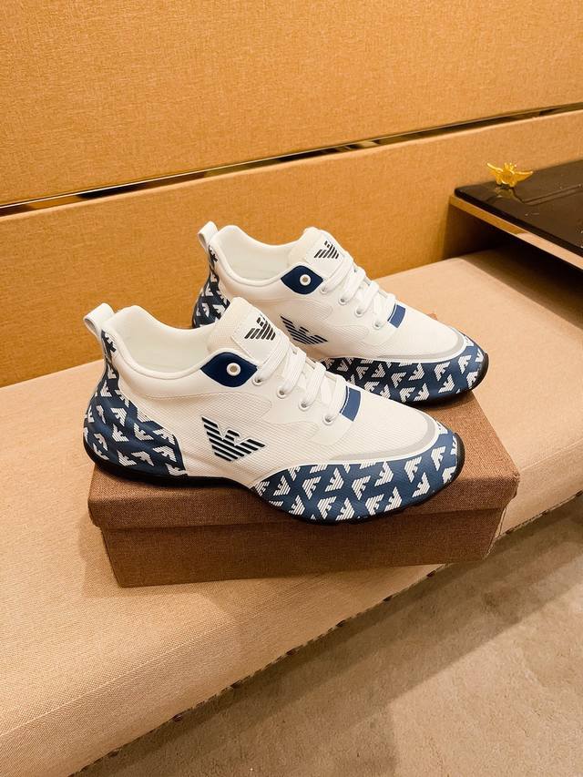 Factory P-batch Armani men's shoes, a 1:1 replica of the high-end brand's offic