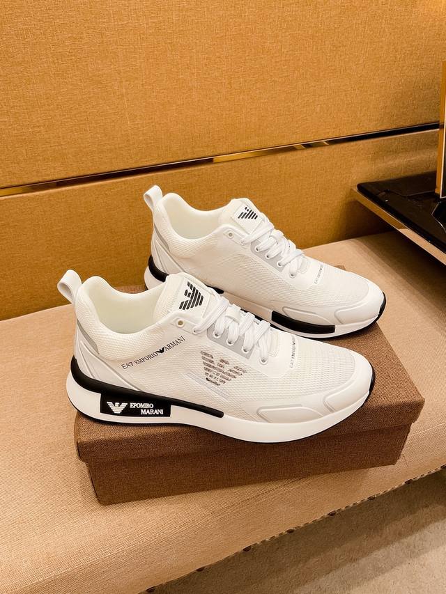 Factory P-batch Armani men's shoes, a 1:1 replica of the high-end brand's offic