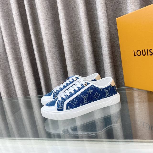 Lv Couple's Style, Premium Edition 25 Lagoon Series Thick-Sole Denim with Emboss