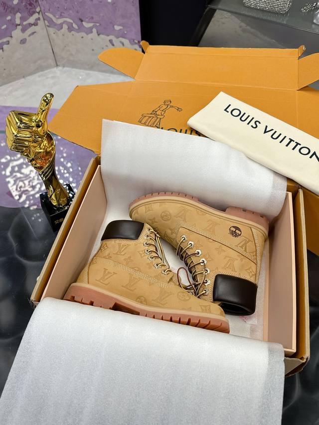 Embossed: Smooth: Couple's style Lv X Timberland Timberland joint model old flow
