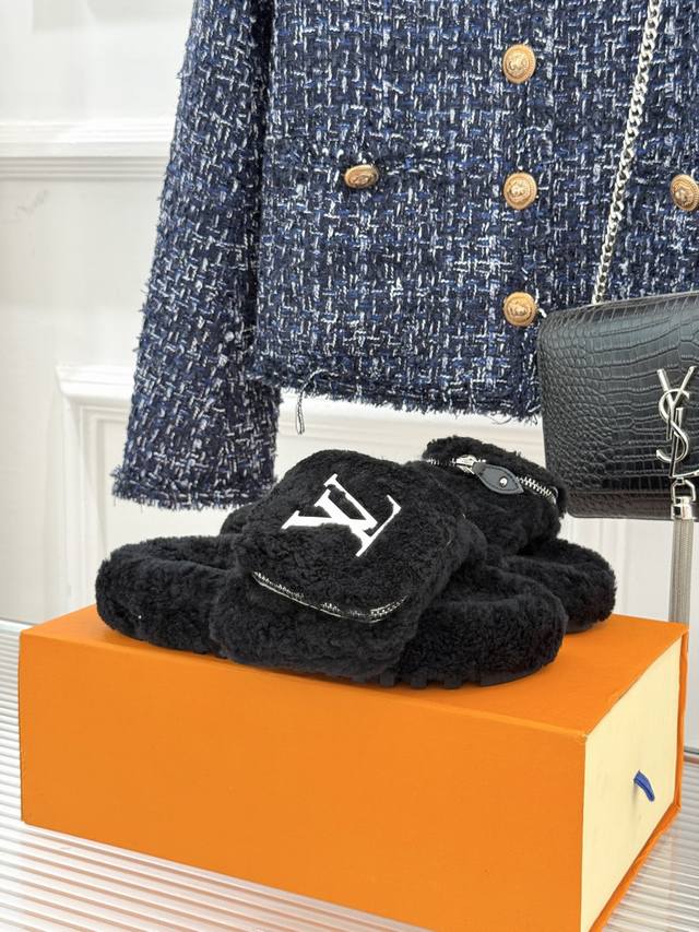 Donkey brand classic hot-selling furry slippers Fashionista must-have item Supe