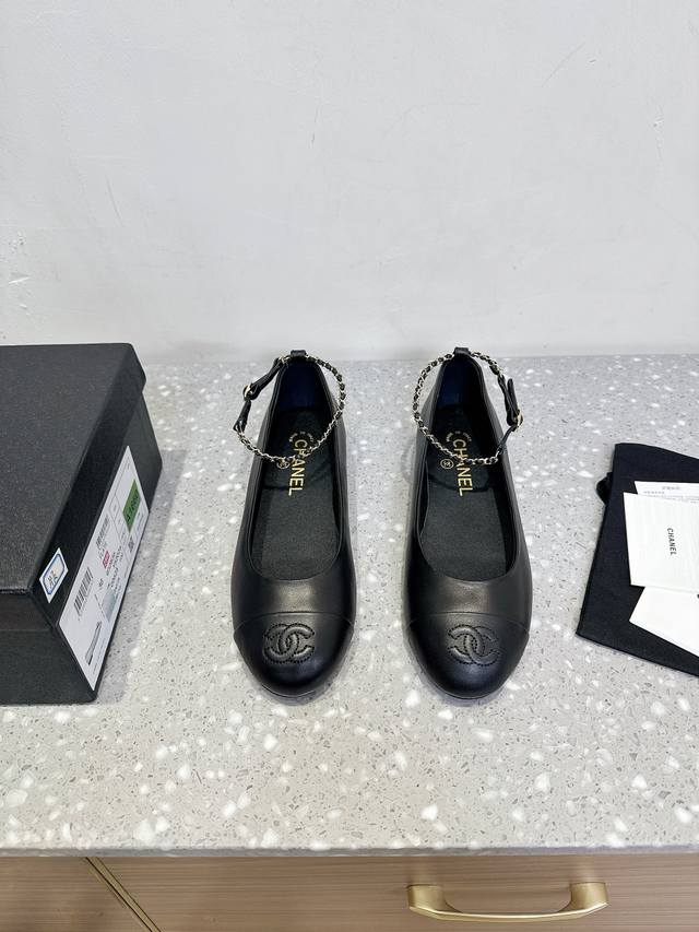 Chanel 25Ss new spring/summer Mary Jane ballet shoes The very popular large doub