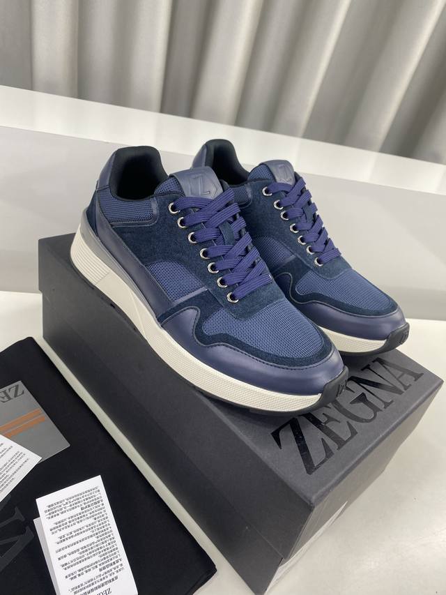 Zegna Sizes: 39-44, 38, 45, 46, made to order. Zegna's new casual sneakers are a