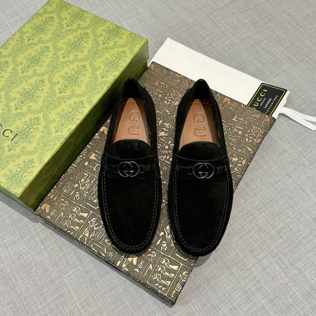 G men's loafers, high-end quality, top-tier on the market, handcrafted with nubu