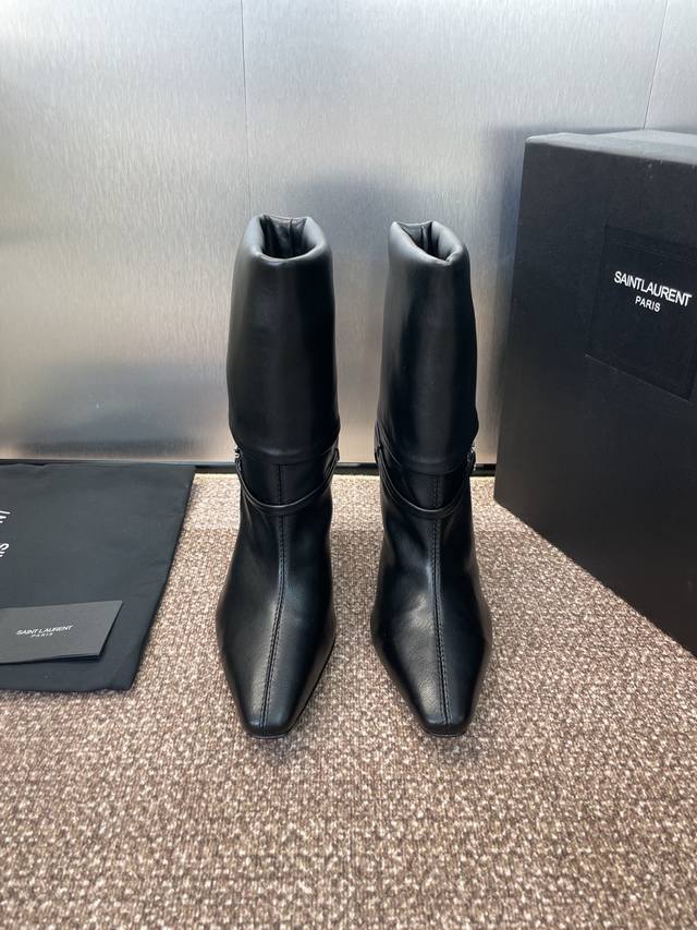 Factory P price P Saint Laurent 2025 autumn and winter new Martin women's boots