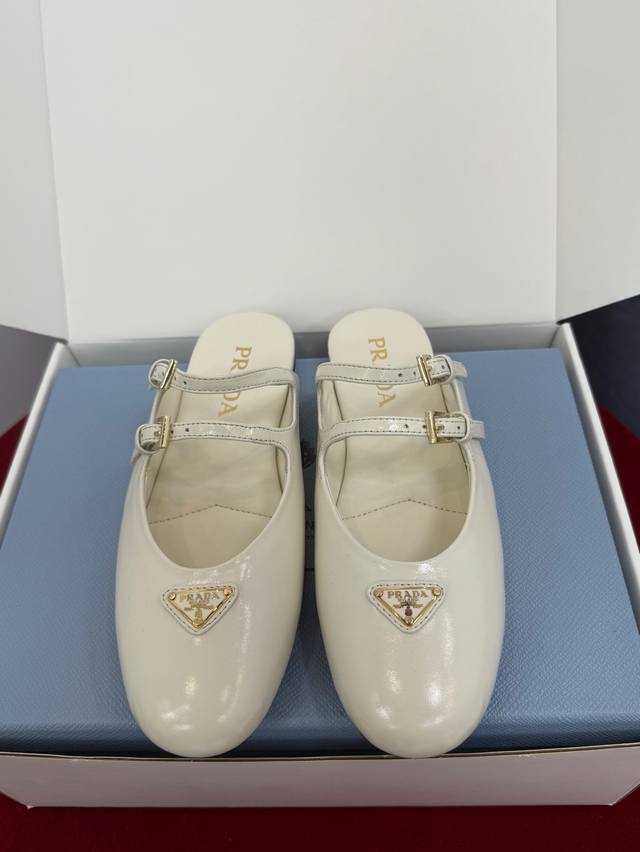 Top quality Prada SS25 New Arrival~ Prada's new Mary Jane slippers from the Spri