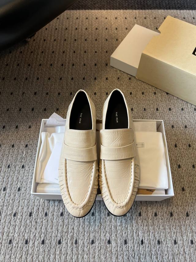 Dongguan-made The Row pleated round-toe loafers are the most comfortable style I