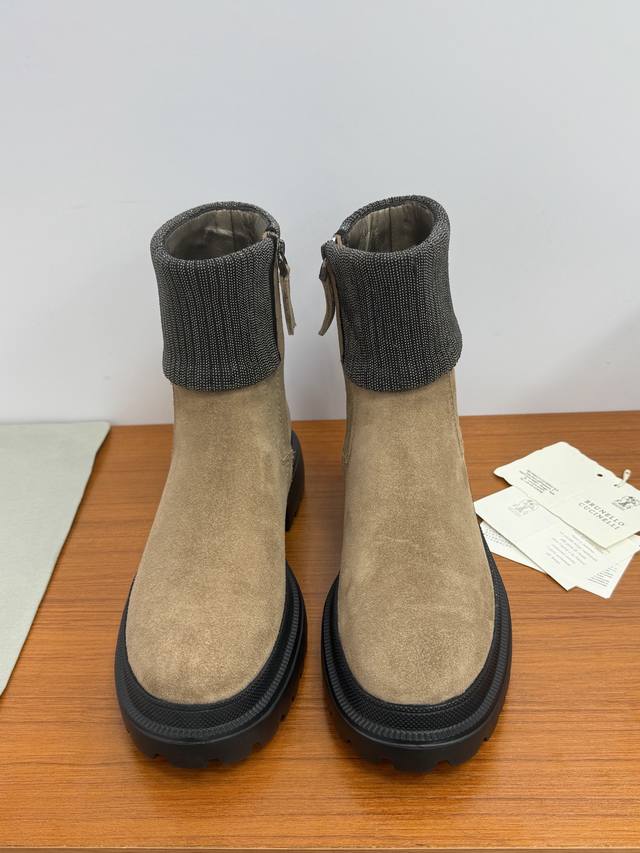 Top quality Brunellocucinelli Fw25 New Arrival~ Bc New Fall/Winter Chelsea Boots
