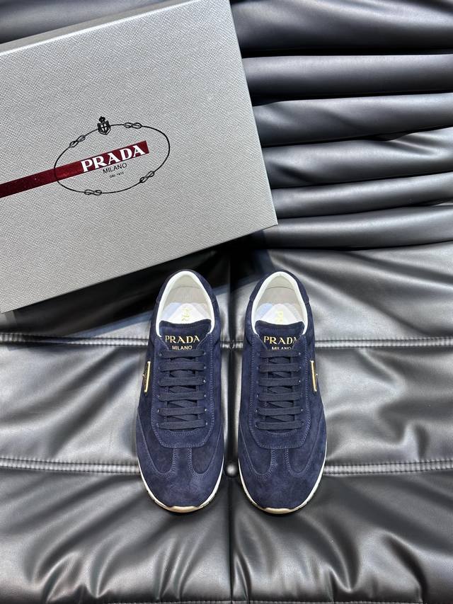Prad* New Spring/Summer Men's Sneakers. These versatile and casual shoes are cra