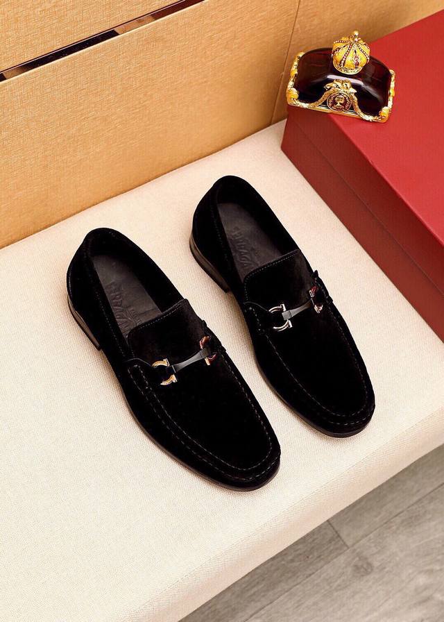 Product Trademark: Ferragamo Casual Leather Shoes Standard Sizes: 38-44 45 Cust