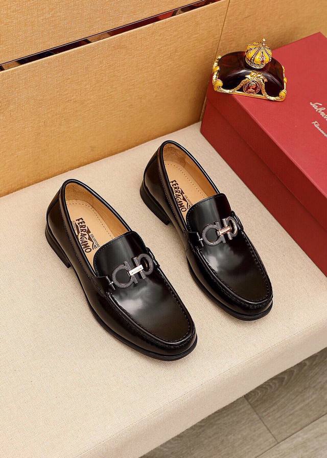 Product Trademark: Ferragamo Casual Leather Shoes Standard Sizes: 38-44 45 Cust