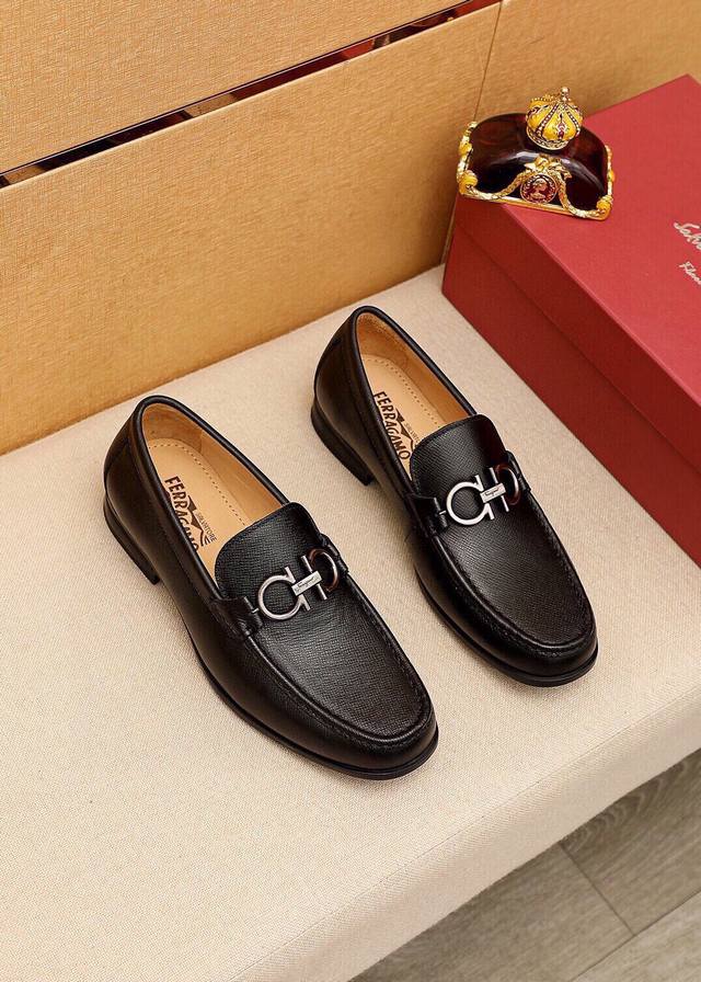 Product Trademark: Ferragamo Casual Leather Shoes Standard Sizes: 38-44 45 Cust