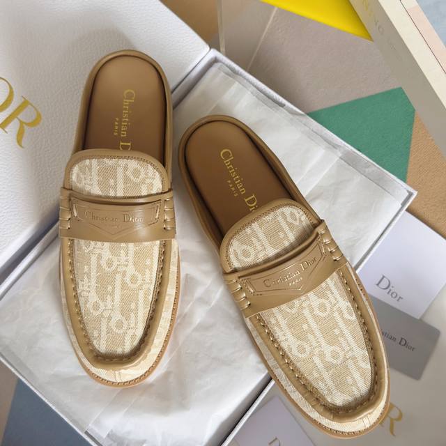 Premium Edition: Women's Dior Boy Loafer, Half-Slipper, Mule, and Sandal. Origin
