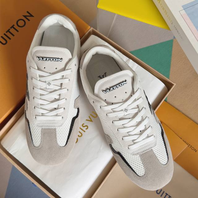 Premium Edition: Men's LV Louis Vuitton L's latest Rally series mesh casual snea