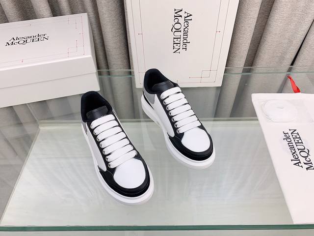 McQueen Alexander McQueen colorblocked is a true white sneaker favorite. With ov