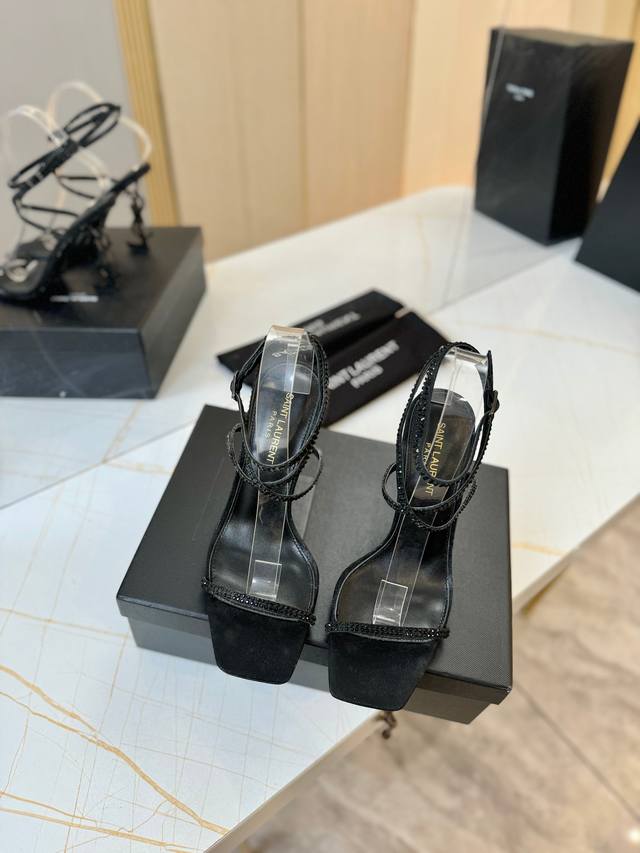 High version factory Saint Laurent* Saint Laurent 25Ss Summer hot Ysl high heels