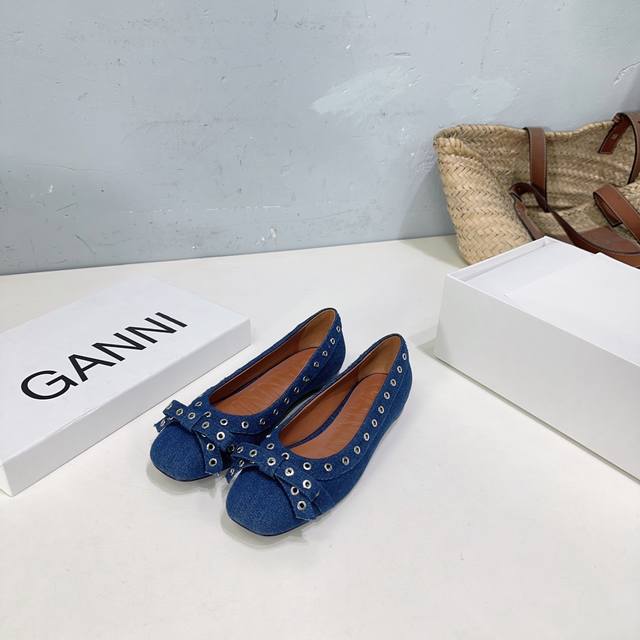 High quality factory delivery! Niche fashion brand Ganni25 new spring and summe