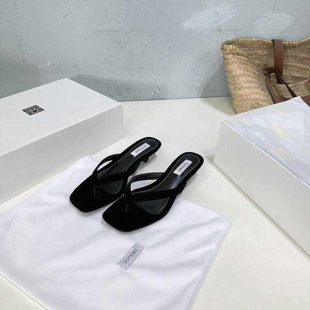 High-quality factory-made! New kitten-heeled flip-flops and low-heeled thongs f