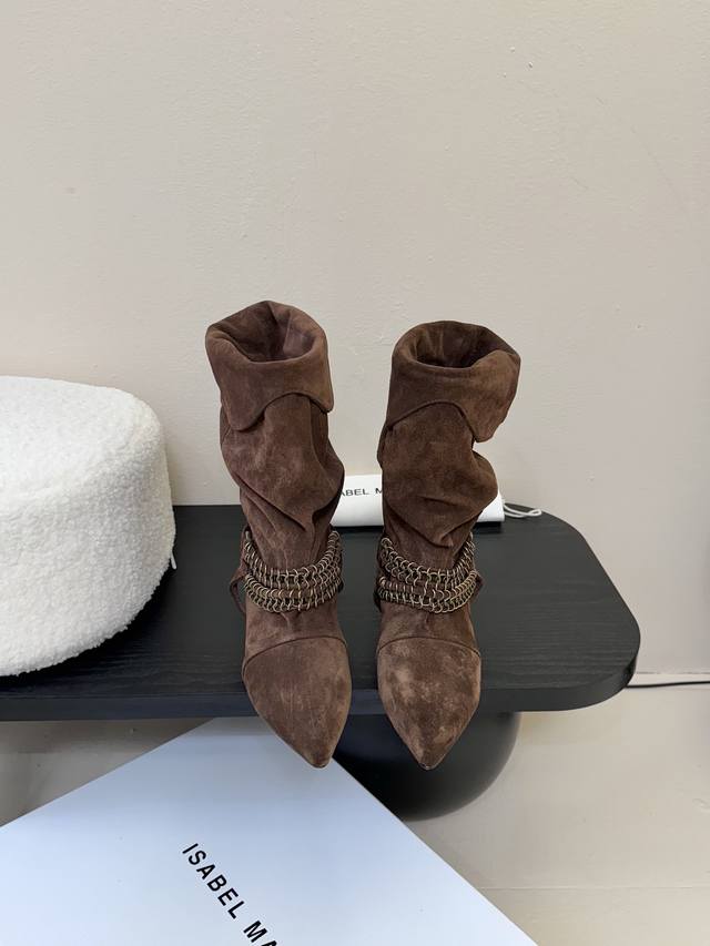 Isabel Maran* Pleated Ankle Boots These are the rare boots that catch my eye. Th