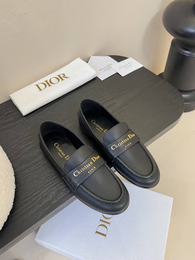 Dio* 25Ss New Spring/Summer Dior Round-Toe Flat Loafers DDD. These My Dior sling