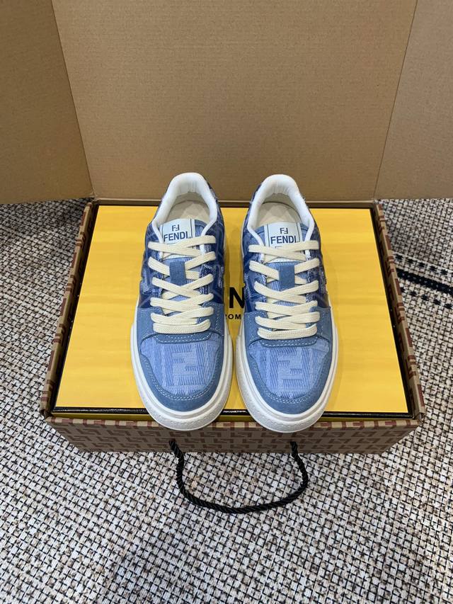 Fendi's latest 2025 release, a skateboard shoe with a thick sole and casual snea