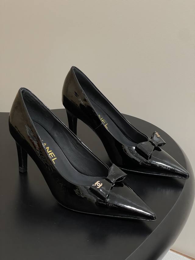 New Chanel Early Fall Pointed Bow Sandals, Stiletto Sandals, and Stiletto Heels