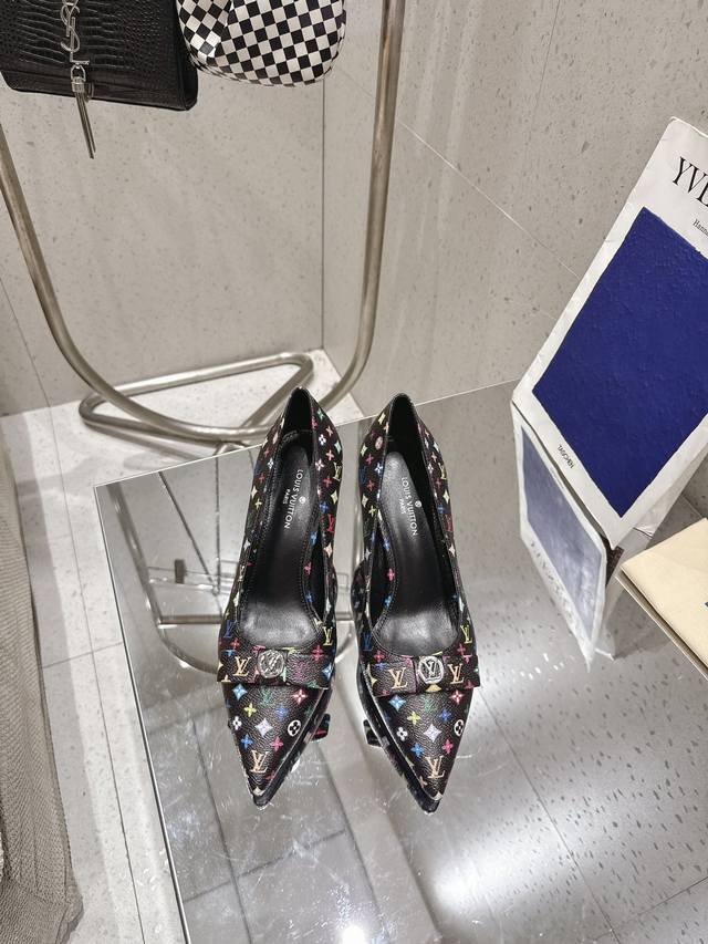 LV stilettos Loui&Vuitto's 2025 new, premium edition These 8.5mm high heels feat