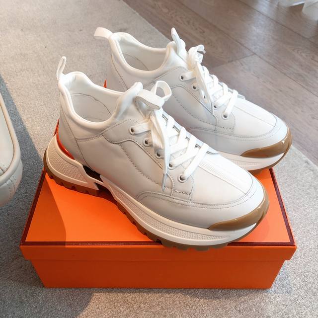 Herme S 25 new sneakers Herme 2025 Giga sneakers new increase height by 5cm, a t