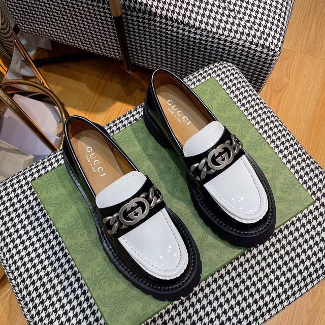 High-end upgraded version of Gucci platform shoes for height and slimming! Same